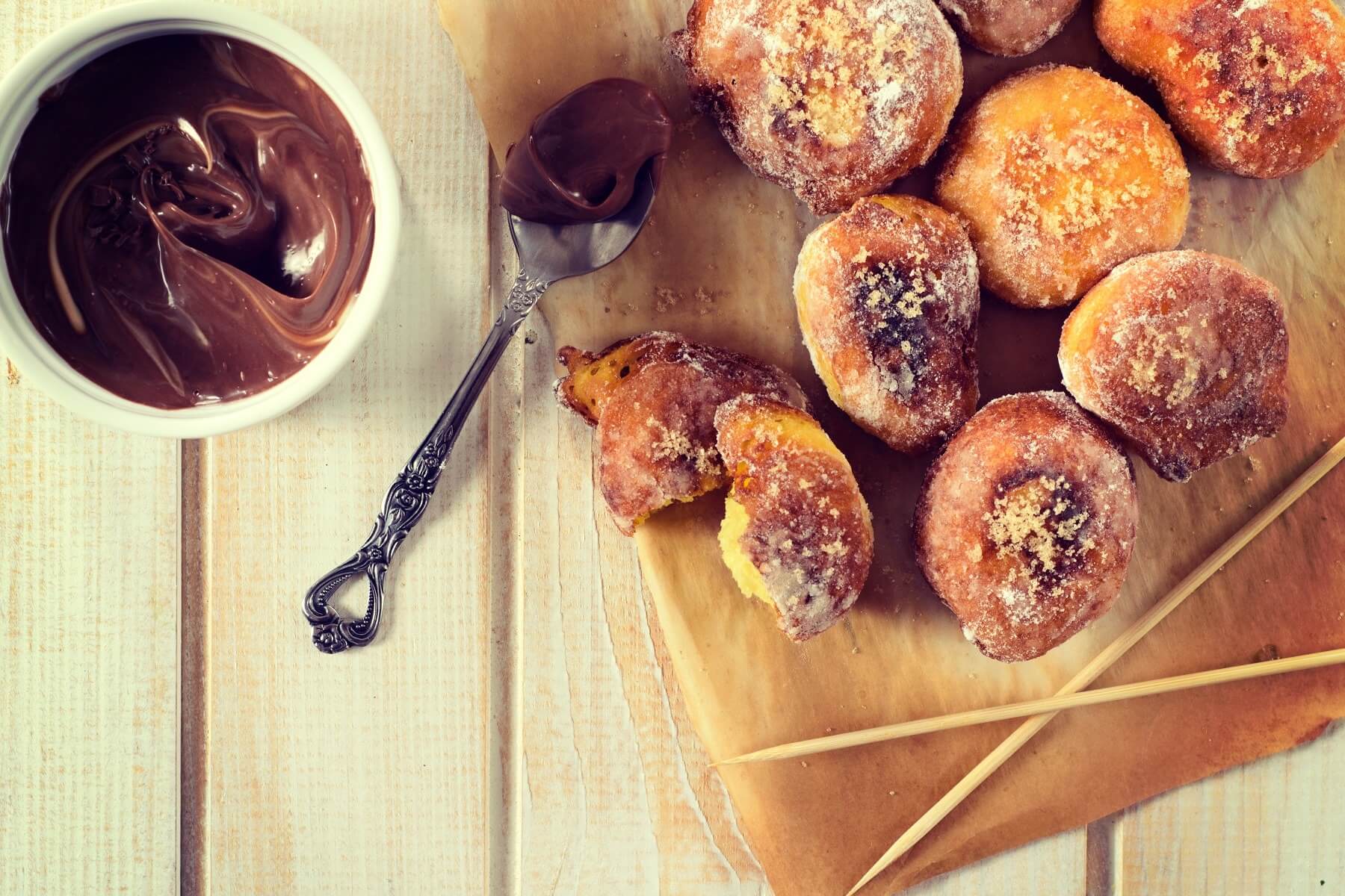 Spécialité de cuisine des Pays-Bas : Oliebollen